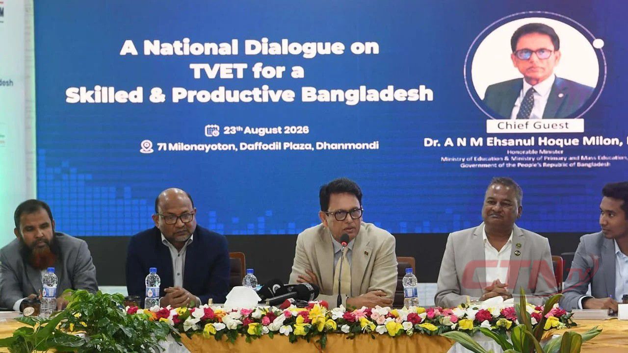কারিগরি শিক্ষায় দক্ষ জনশক্তি তৈরিতে জোর: শিক্ষামন্ত্রী