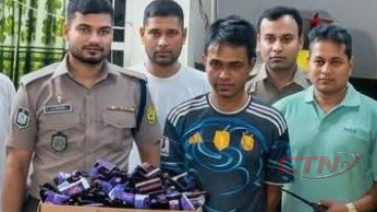বাসা ভাড়া নিয়ে ইয়াবা তৈরি, খিলক্ষেতে পুলিশের অভিযান