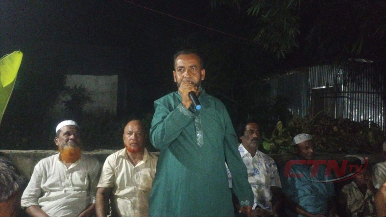নারায়ণপুরে চেয়ারম্যান প্রার্থী লাল মিয়ার সমর্থনে বিএনপির মতবিনিময় সভা